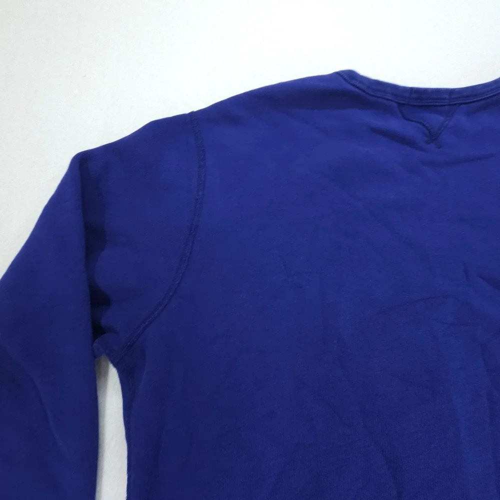 Polo Ralph Lauren Sweatshirt Mens XL Blue Polo RL Academy Crest Graphic Fleece